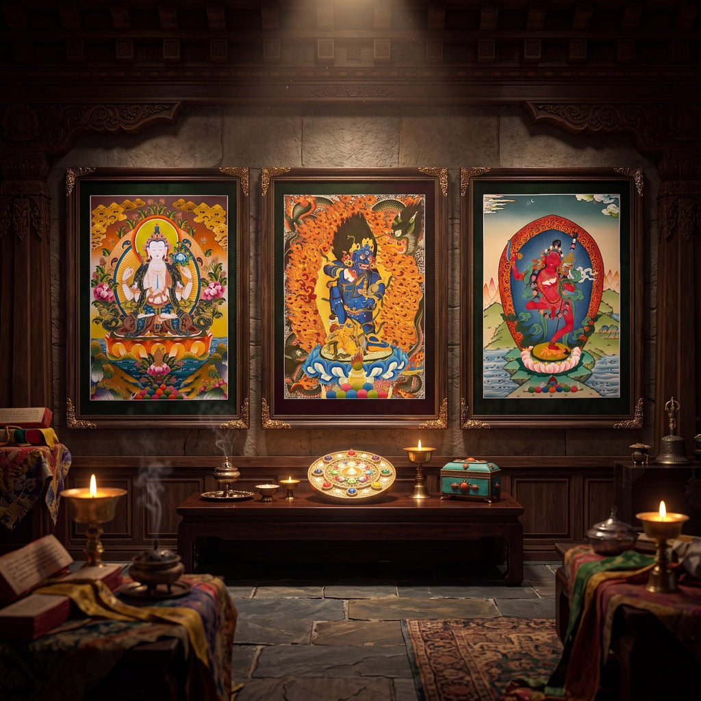 How to Choose a Thangka Painting: Deities, Meanings and Placement - Art Of Tibet