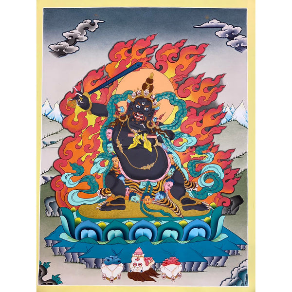 Black Manjushri Thangka