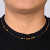 Lava & Tiger Eye Short Mala