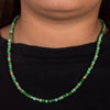 Tibetan Turquoise & Green Jade Short Mala