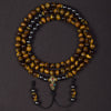 Tiger Eye & Hematite Mala – Strength & Balance