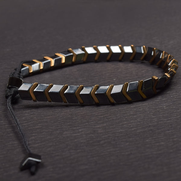 Hematite Arrow Focus Bracelet