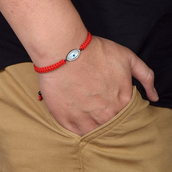 Red String Evil Eye Protection Charm Bracelet