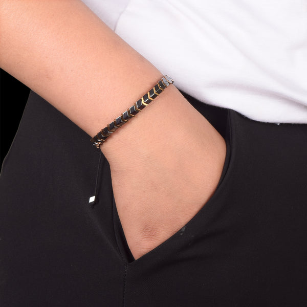 Hematite Arrow Focus Bracelet