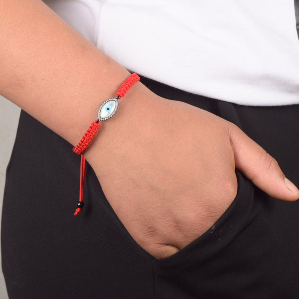 Red String Evil Eye Protection Charm Bracelet