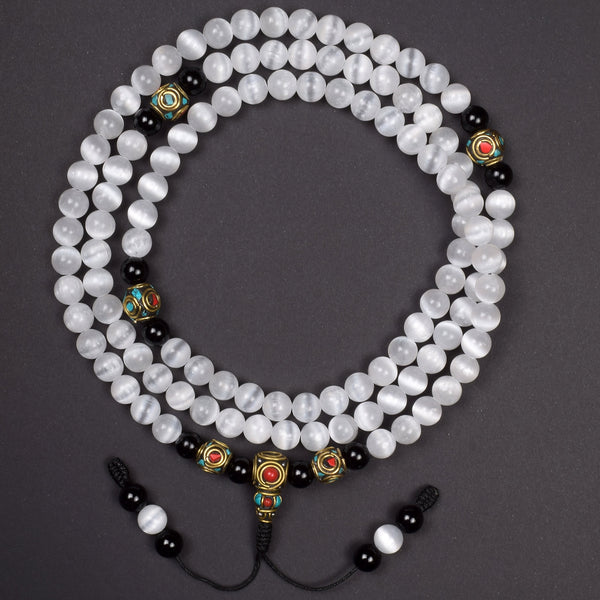 Selenite Mala – Light & Spiritual Clarity