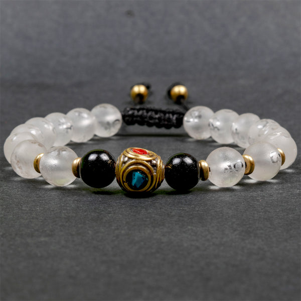 Sphatik Om Bracelet