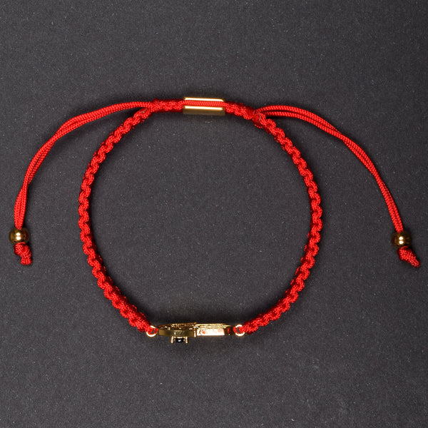 Red String Hamsa Hand Charm Bracelet