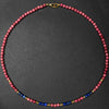 Rhodonite with Lapis Short Mala