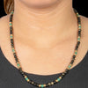 Obsidian with Aventurine Short Mala