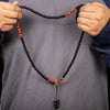 Onyx with Red Jasper Healing Endurance Mala