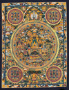 Buddha Life Story Mandala Thangka
