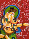 Ganesh Thangka Painting