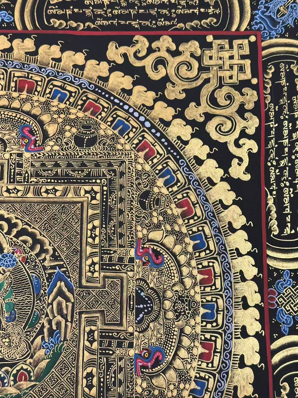 Green Tara Mandala Thangka
