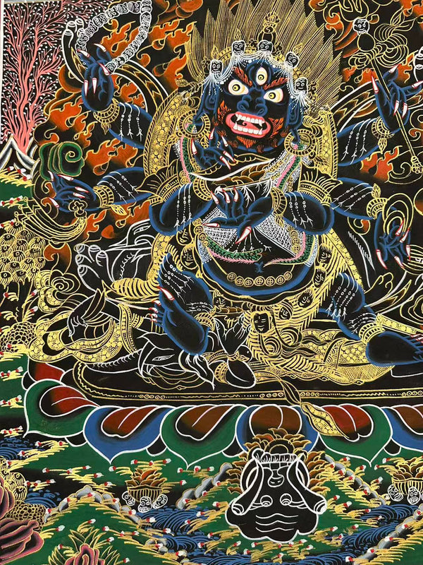 Six Arm Mahakala Thangka