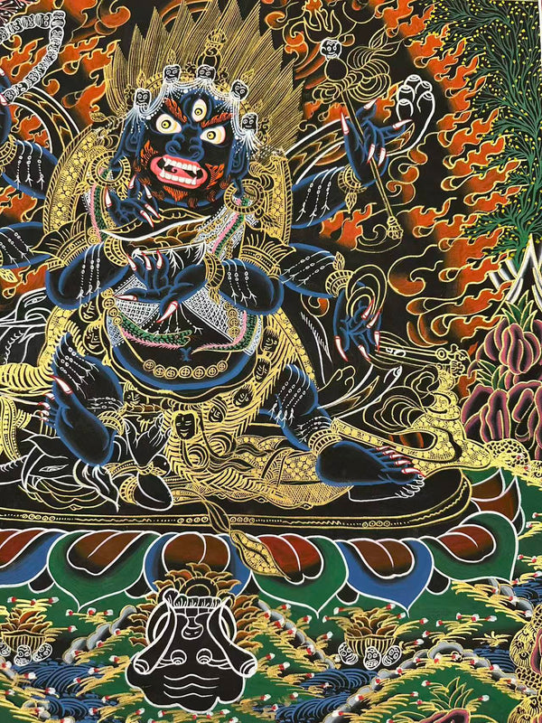 Six Arm Mahakala Thangka