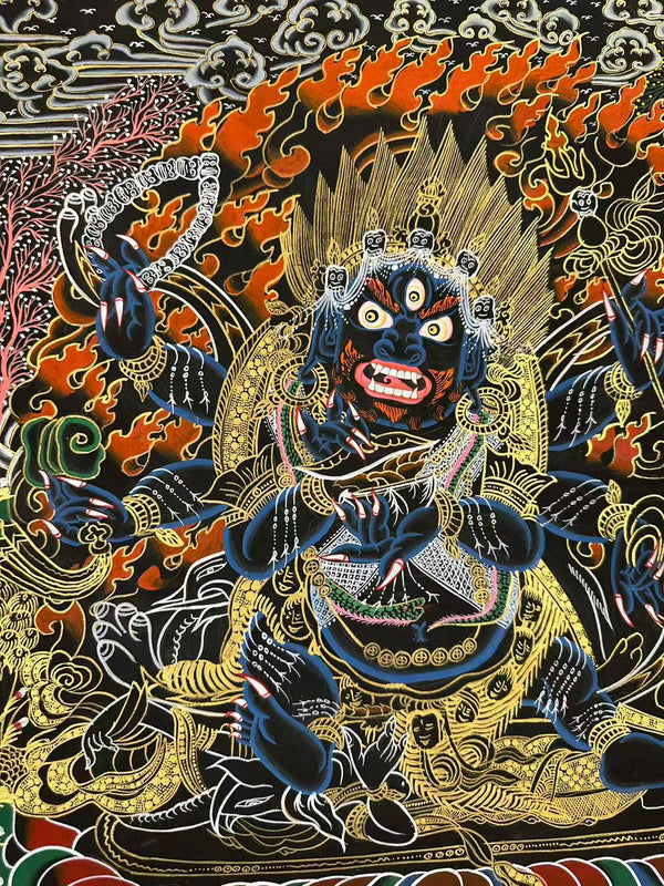 Six Arm Mahakala Thangka