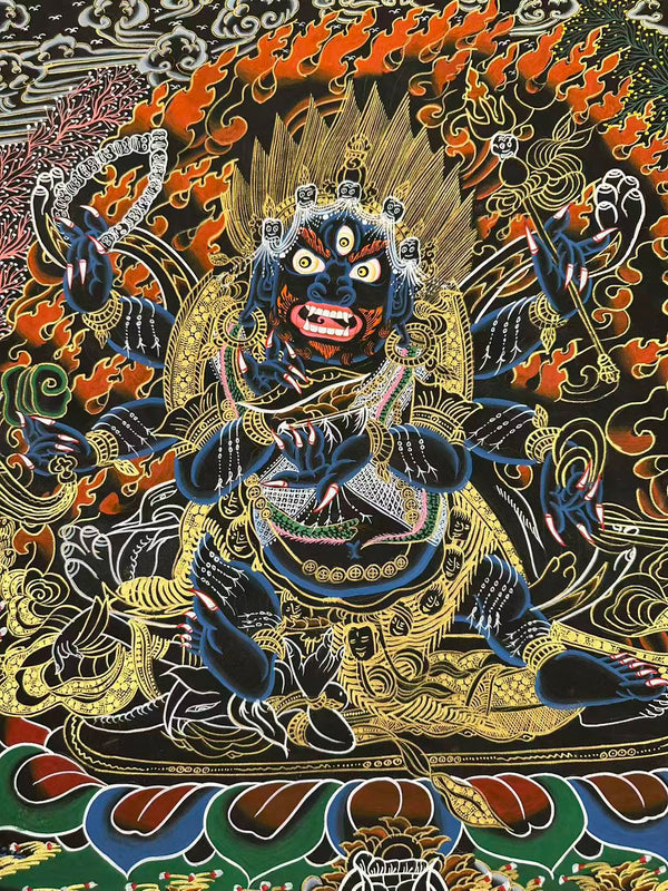 Six Arm Mahakala Thangka