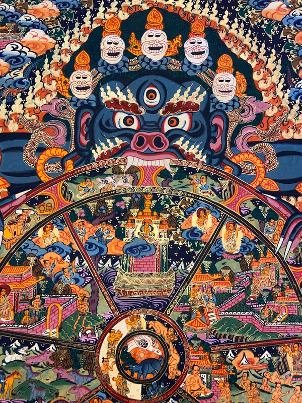 Wheel Of Life Masterpiece Thangka