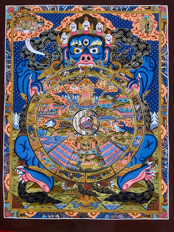 Wheel Of Life Masterpiece Thangka
