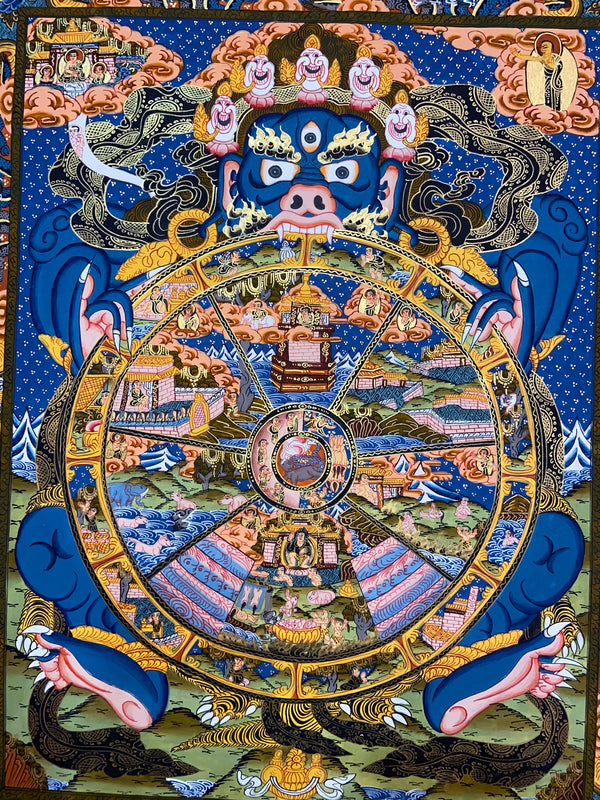 Wheel Of Life Masterpiece Thangka