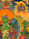 Green Tara Large Thangka
