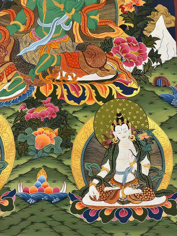 Green Tara Large Thangka