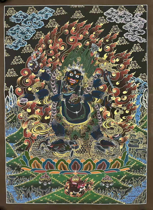 Six Arm Mahakala Thangka