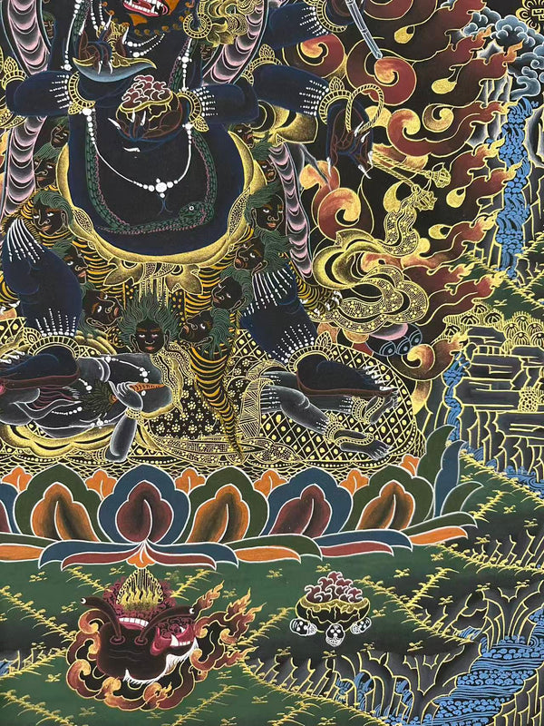 Six Arm Mahakala Thangka