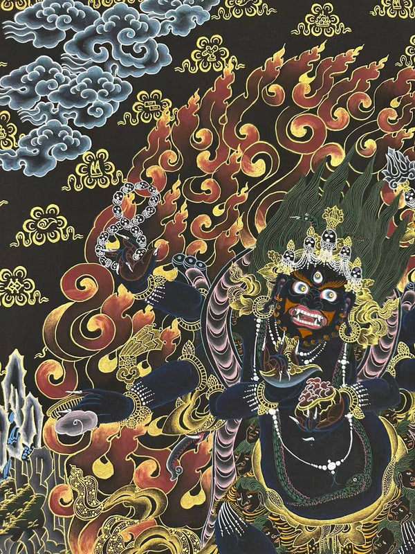 Six Arm Mahakala Thangka