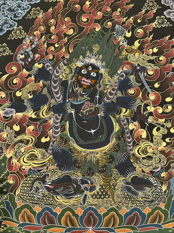Six Arm Mahakala Thangka