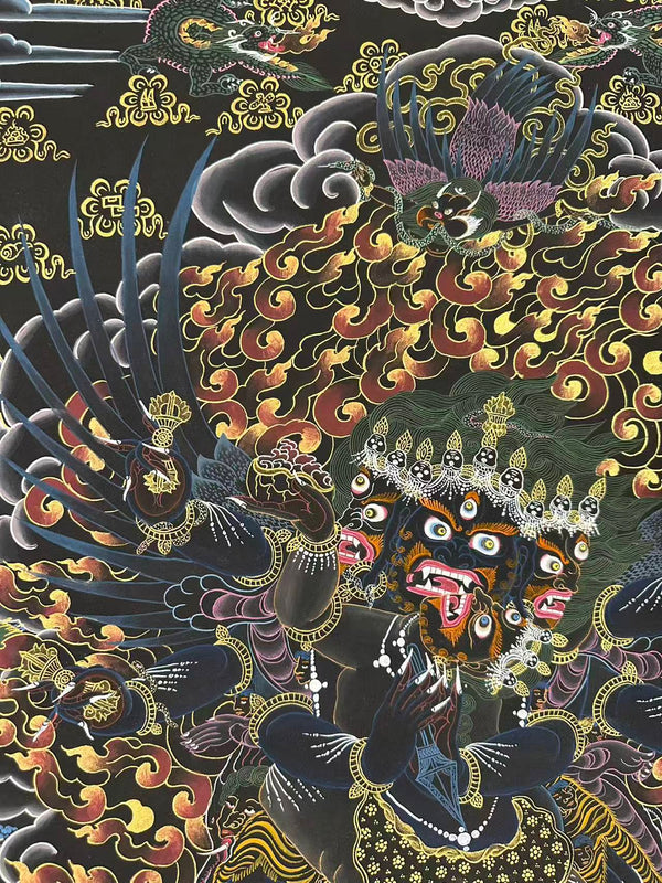 Vajrakilaya Masterpiece Thangka