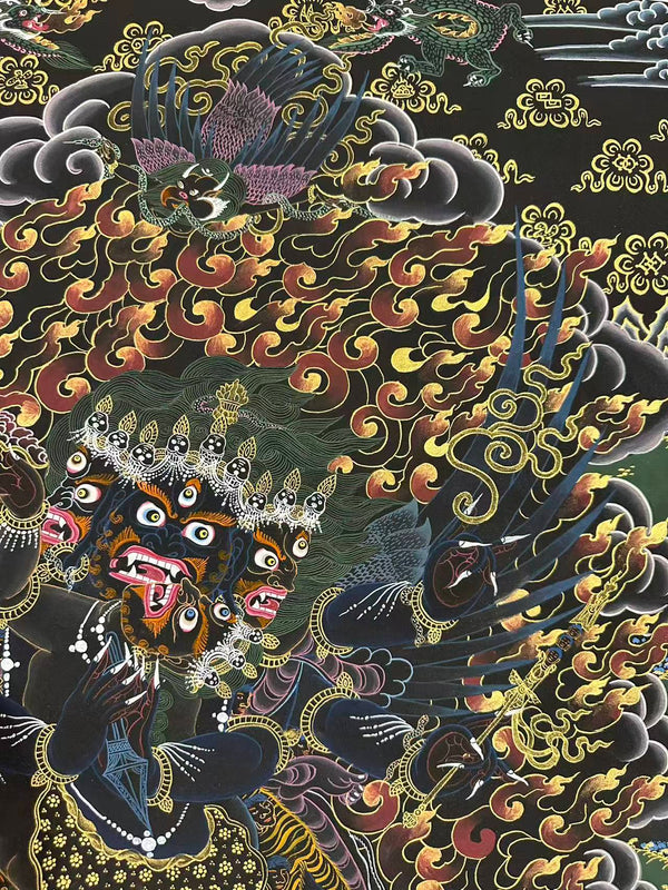 Vajrakilaya Masterpiece Thangka