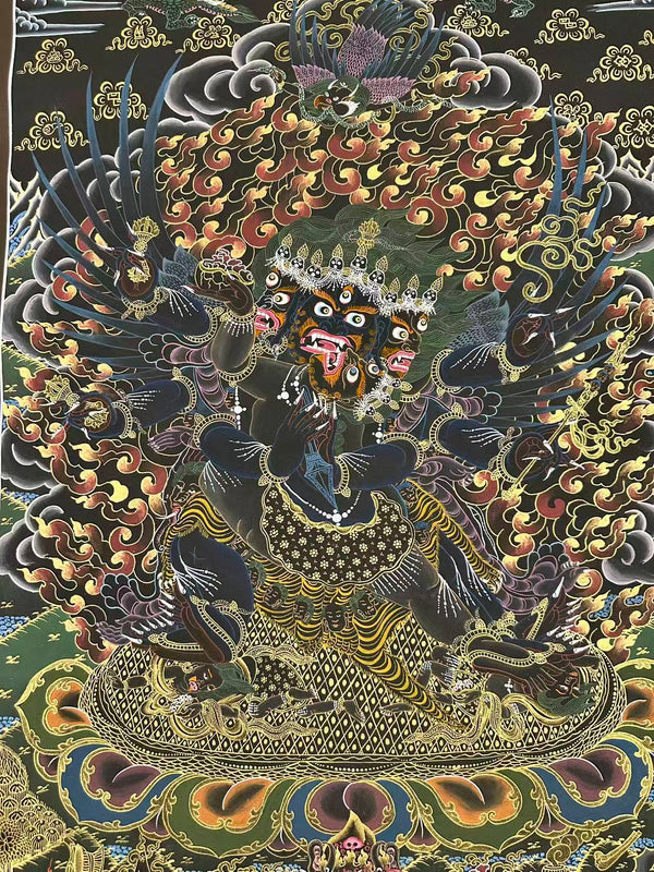 Vajrakilaya Masterpiece Thangka