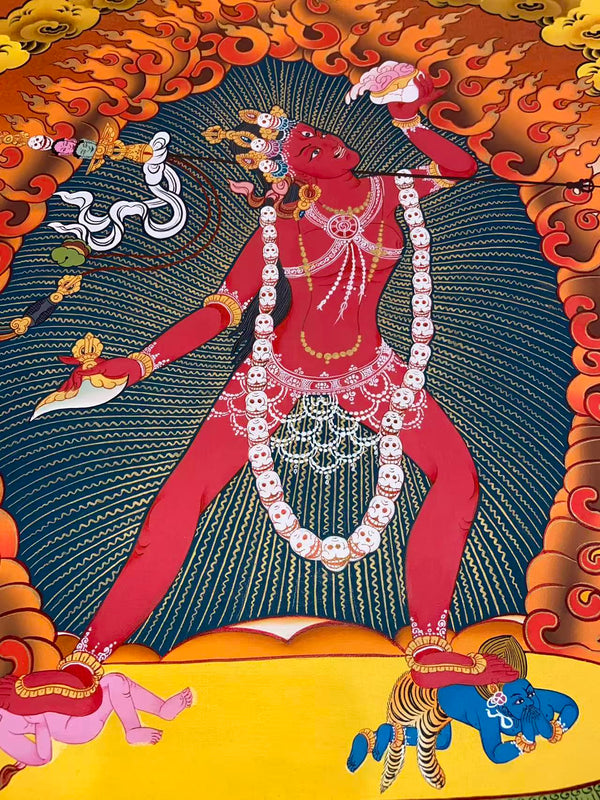 Vajrayogini Tibetan Thangka Painting