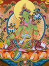 Green Tara Thangka