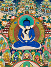 Buddha Shakti Yab-Yum Large Tibetan Thangka Painting