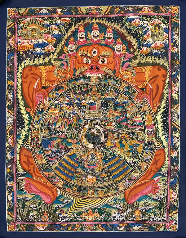 Wheel Of Life Masterpiece Thangka