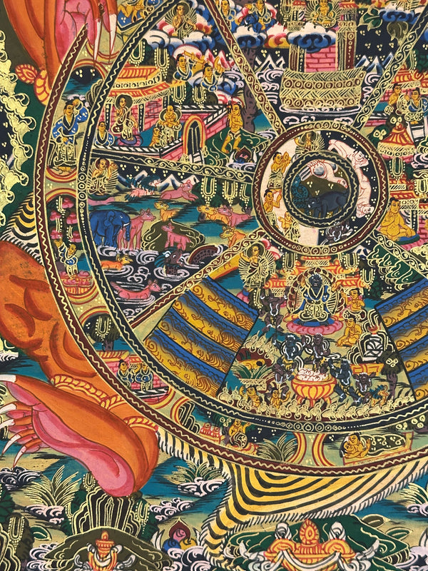 Wheel Of Life Masterpiece Thangka