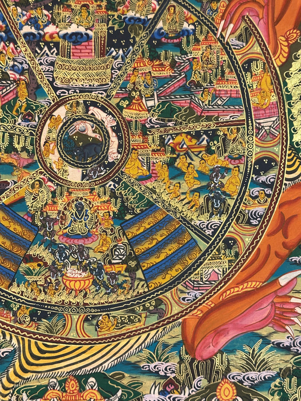 Wheel Of Life Masterpiece Thangka