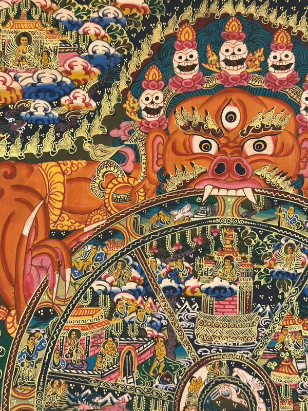 Wheel Of Life Masterpiece Thangka