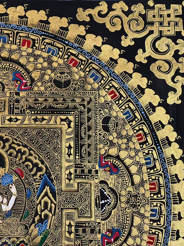 Kalachakra Mandala Tibetan Thangka Painting