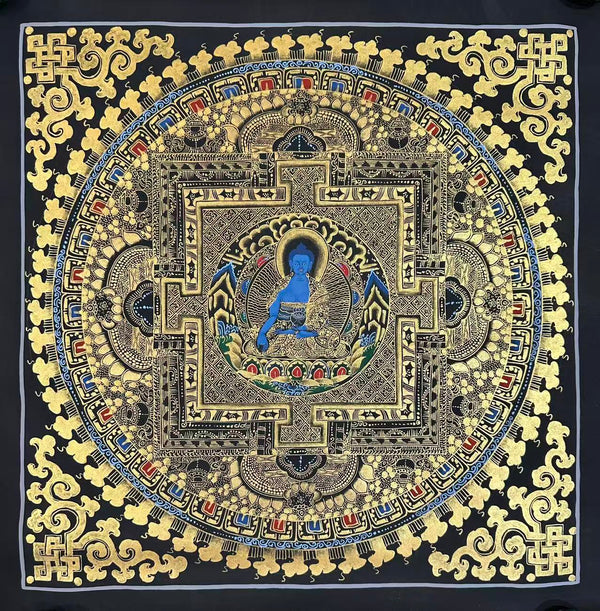 Kalachakra Mandala Tibetan Thangka Painting