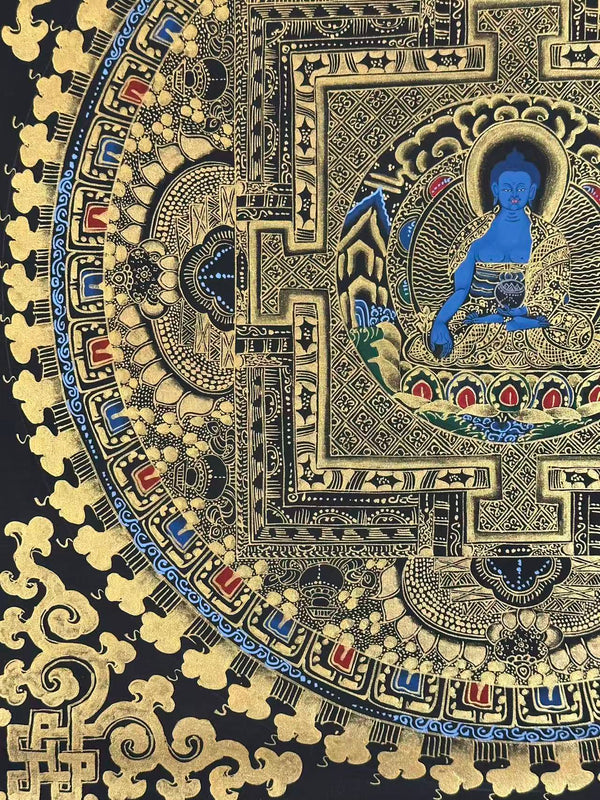 Kalachakra Mandala Tibetan Thangka Painting