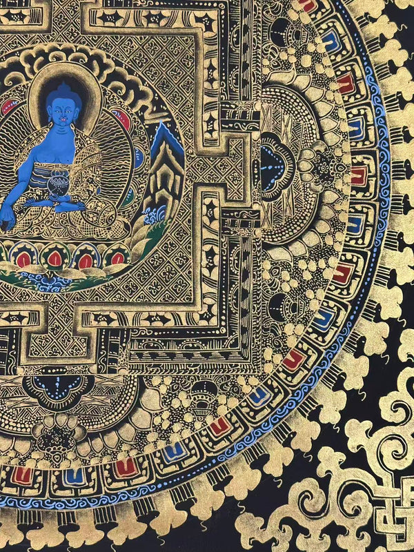 Kalachakra Mandala Tibetan Thangka Painting