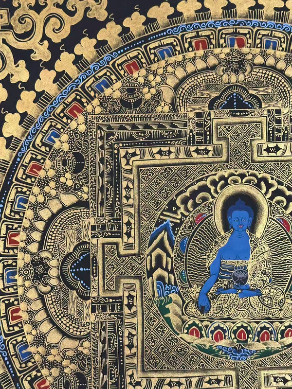 Kalachakra Mandala Tibetan Thangka Painting