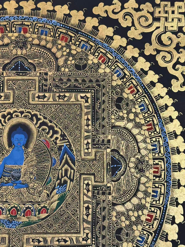 Kalachakra Mandala Tibetan Thangka Painting