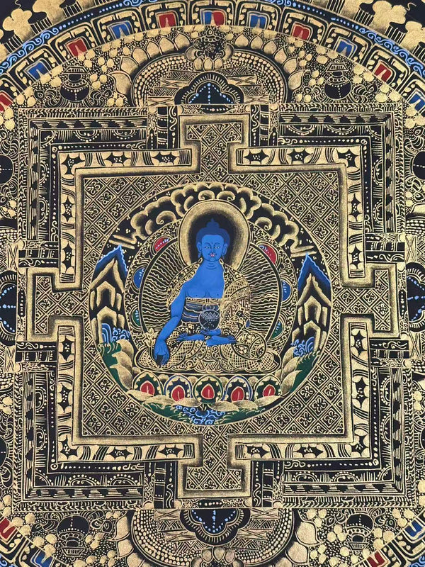 Kalachakra Mandala Tibetan Thangka Painting