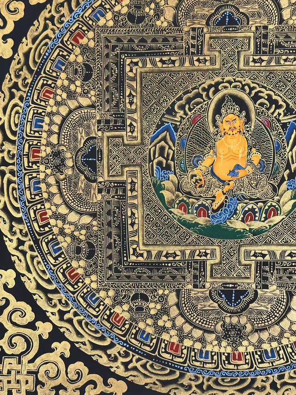 Kalachakra Mandala Tibetan Thangka Painting