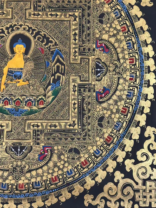 Kalachakra Mandala Tibetan Thangka Painting